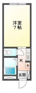 サンパルコマンション【8階】の間取り