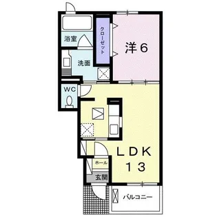 ルイ A【1階】の間取り