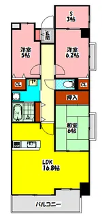 さくら館【4階】の間取り