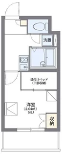 レオパレス本駒込【4階】の間取り