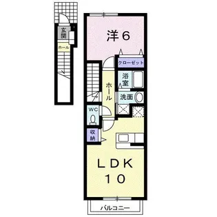カサ・アレグリー C【2階】の間取り