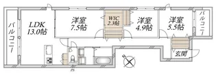 【新築☆旭化成ヘーベルメゾン】フェリーチェ赤塚新町【3階】の間取り