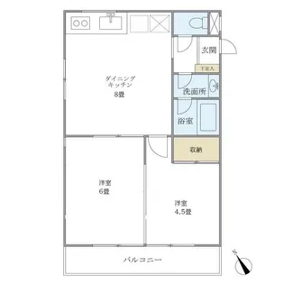 メゾン美羅樹I【1階】の間取り