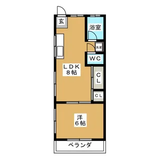 旭マンション【3階】の間取り