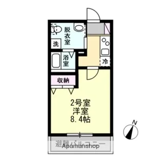 ベイルームヴィスタ川崎【2階】の間取り