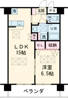 ルネス・ピュール【2階】の間取り