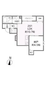 コンフォルディア【2階】の間取り