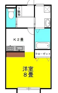 シャングリラ【1階】の間取り