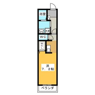 プラドスメゾン静大前【1階】の間取り