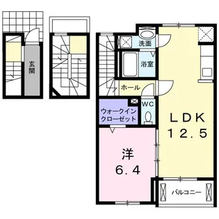 インプレス【3階】の間取り