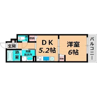 メゾンド南光【2階】の間取り