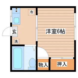コーポ柏木【2階】の間取り