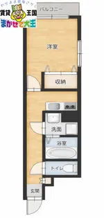 フォレスト大黒【5階】の間取り