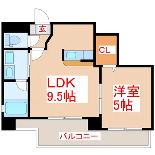 さくらヒルズ西千石【5階】の間取り
