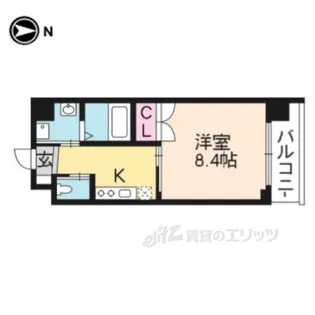 ライラック【4階】の間取り