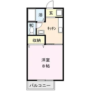 コーポあいらっく【2階】の間取り
