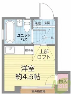オプティ神戸【3階】の間取り