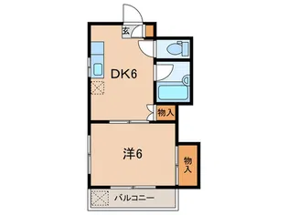 寿ハイツ【1階】の間取り