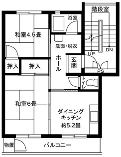 湯河原第3【4階】の間取り