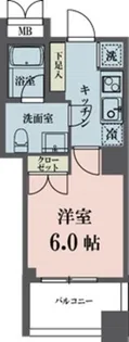 メゾンビスタ渋谷宇田川【3階】の間取り