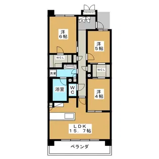 ザ・ガーデンズ西葛西【11階】の間取り