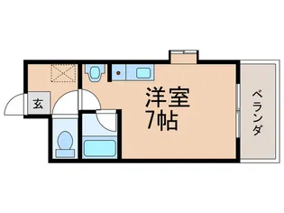 ベイパレスWAKAMATSUII【8階】の間取り