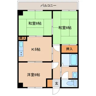 3DKの間取り画像