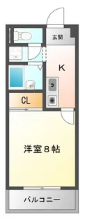 リバティベル【2階】の間取り
