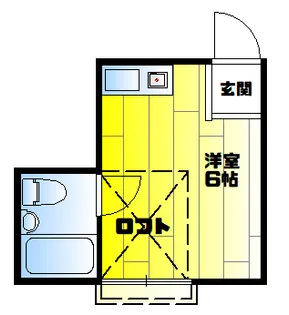 ファニーハウス【2階】の間取り