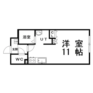 グランコンフォート末広【3階】の間取り