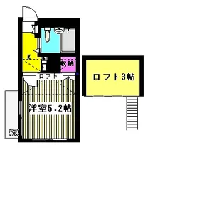 東京都世田谷区上馬2【アパート】の間取り