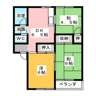 ルミナス宮前【1階】の間取り