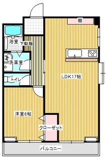 田園清水マンション【2階】の間取り