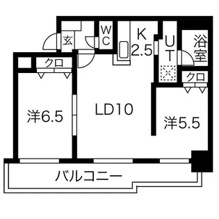 メープル元町【2階】の間取り