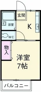カーサメントピノ【1階】の間取り
