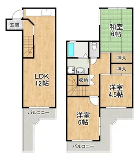 千代田第二住宅5号棟の間取り