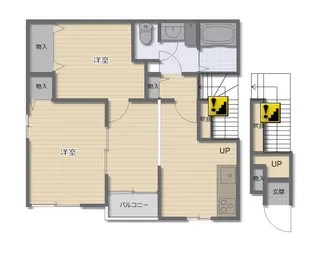 キーフルール【2階】の間取り