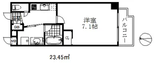 ユリシス新神戸【4階】の間取り