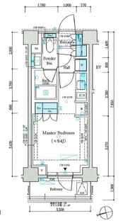 パークリュクス蒲田一丁目【1階】の間取り