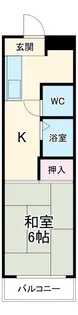 第3犬飼マンション【3階】の間取り