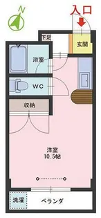 ツィンクル谷内【3階】の間取り