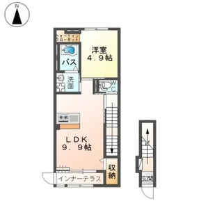 リリー【2階】の間取り