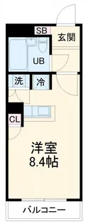 ローズガーデンA32番館【4階】の間取り
