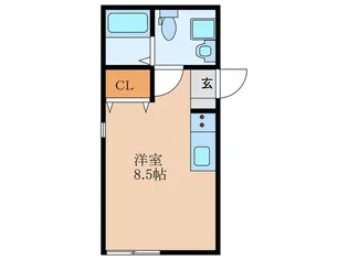 SELENITE平安通駅前【1階】の間取り