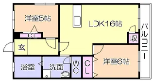 近藤コーポ【3階】の間取り