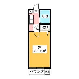 ヒルトップハイツ【2階】の間取り