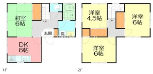 神奈川県小田原市酒匂1【一戸建】の間取り