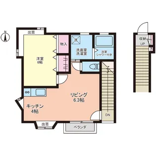 コンシャスII【2階】の間取り