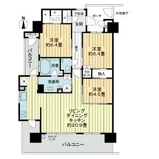 サーパス和歌山駅前【5階】の間取り