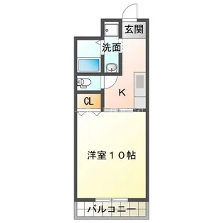 チェリーコート【1階】の間取り